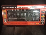 Powerbuilt 28 Pc Zeon Master Non Slip Socket Set Sae/metric. Fixed Price $60.00.