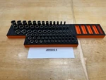 Snap-on Tools Usa New Orange 78pc 1/4" & 3/8" Drive Sae Master Socket Foam Sets. Fixed Price $1799.95.