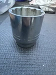 Sears Craftsman 1-1/2" Chrome Socket V Series Rare 12pt 47812 3/4 Drive Usa. Fixed Price $24.00.