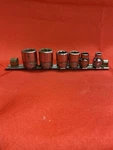 Snap-on Tools 6 Piece 3/8 Drive Sae 8 Point Double Square Socket Set. Fixed Price $83.57.