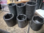 Blackhawk Usa 6pt Impact Deep Sockets 3/8" Drive 6pc. Fixed Price $59.99.