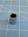 Vintage Craftsman 1/4" Dr 11mm 6 Point Shallow Socket Top Knurl V 43509 Usa. Fixed Price $4.36.