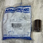 Armstrong Usa 39-119a 1/2" Drive 19mm 12pt. Metric Socket Hand Tool. Fixed Price $9.74.