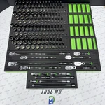 Snap-on Tools New 6 & 12-point Green 185pc 3/8" Drive Service Set 2185gss01fg. Fixed Price $7999.95.