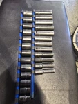 Matco Usa!! Deep And Shallow Metric Impact Sets. Excellent Pristine Condition.. Fixed Price $385.00.