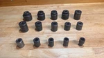 Snap-on 15pcs Tools 1/2 Drive 7/16 - 1 6 Point Sae Shallow Impact Socket S. Fixed Price $368.00.