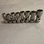 Snap-on Tools 8pc 3/8" Drive Metric 6pt Shallow Swivel Socket Set. Fixed Price $249.00.