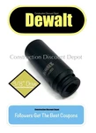 Dewalt Easy Read 3/8" Drive 11/16" In. Deep 6 Point Black Impact Socket 19-053. Fixed Price $12.46.
