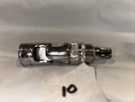 Snap-on Tools Usa New 3/8" Drive Chrome 3" Locking Swivel Socket Extension Ful8a. Fixed Price $133.73.