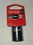 Craftsman 3/8"dr Metric/mm 19mm 12pt/point Shallow Socket Cmmt44308 New. Fixed Price $7.00.