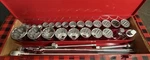 Wright Tool 28pc Sae 618 Socket Set 3/4 Dr 12pt Std - 2-3/8 Box Usa. Fixed Price $840.65.