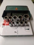 Snap-on Tools Usa 10pc Large Sae 1" To 3/8" Socket Set Lot, 1/2" Drive. Fixed Price $89.99.