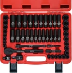 3/8 In. 50 Piece Milwaukee 6 Point Impact Socket Ratchet Drive And Metric Set. Fixed Price $61.99.