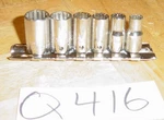 Snap-on Tools 6 Piece 1/4 Drive Sae. Spline Hex Shallow Socket Set. Fixed Price $270.00.