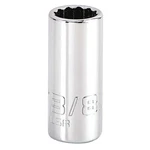 Proto J4712n Socket, Steel, Chrome, 3/8 In 483g76. Fixed Price $11.74.