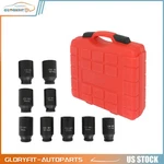 Deep Impact Socket Tool 9 Pcs/set 1/2" Drive Metric Axle Hub Nut 29-38mm. Fixed Price $39.60.