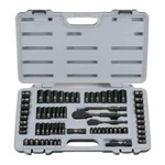 Stanley Black Metric Sae Chrome Reversible Ratchet Socket Set 69 Piece 6 Point. Fixed Price $79.79.
