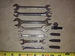 23dd14 Assorted Wrenches: Craftsman, Proto, Indestro, Barcalo, Good Condition. Fixed Price $7.95.