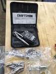 Sears Craftsman 33853 Usa Nos 53pc Mechanics Tool Socket Set W Pouch. Fixed Price $130.00.