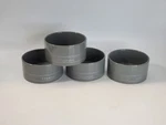 Set Of 4 Snap On Soup Bowls 13 Yfsm 131 Gray Socket. Fixed Price $34.00.
