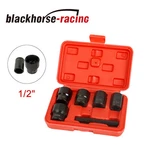 7pcs 1/2" Drive Twist Socket Set Lug Nut Remover Extractor Tool 17-26mm Metric. Fixed Price $21.93.