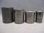 Vintage Snap On Lot Of 4ea 1/2" Drive Shallow Impact Sockets 6 Pt. 9/16-1-1/16". Fixed Price $45.00.