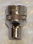 Indestro Super 46007, 3/8" Drive, 7mm. Socket, Shallow, 6 Point *usa Made*. Fixed Price $8.79.