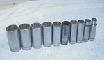 10 Pcs Snap On 1/2 Drive Deep Socket Set 6pt/12pt Mix 1/2" - 1-1/8" S Series. Fixed Price $90.00.