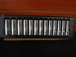Snap-on Tools 13pc 1/2" Drive Metric Deep 6 Point Socket Set 313tsmya 12-24mm. Fixed Price $269.99.