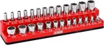Magnetic Socket Organizer For 1 4 Inch Drive Sae Sockets Holds 26. Fixed Price $14.49.