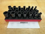 Snap-on Tools Usa New Red 26pc 1/2" Drive Master Swivel Impact Socket Foam Set. Fixed Price $2499.95.