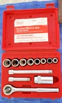 Sears 13pc 3/8" Drive 12 Point Sae Socket Wrench Set To 13/16". Fixed Price $38.99.