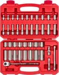 Tekton 3/8 Inch Drive 6-point Socket And Ratchet Set, 42-piece (6-24 Mm) Skt15. Fixed Price $197.93.