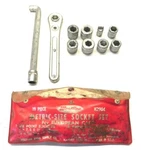 Westline Metric Size Socket Set 10 Pieces Of Original 14 Case Included. Fixed Price $9.74.