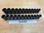 Snap-on Tools Usa New 1/2" Drive Metric Sae Semi-deep Impact Socket Lot Set Sets. Fixed Price $799.95.