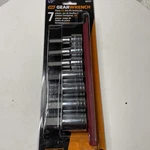Gearwrench 7 Piece Sae Hex Bit Socket Set 1/2" Drive 80721-read. Fixed Price $38.99.