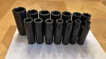 Matco Tools - 1/2" Drive Metric 14 Pc Deep 6 Pt Impact Socket Set. Fixed Price $122.00.