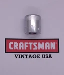 Craftsman 3/8" Drive 17m/m 12 Pt Shallow Socket Metric Top Knurl V 44307 Usa Nos. Fixed Price $10.12.