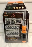 Torelli Tools 29 Piece Socket & Bit Driver W/ Comfort-grip Ergonomic Handle New!. Fixed Price $14.88.