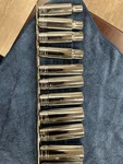 Snapon 13pc 1/2drive 12pt Sae Socket Set. Fixed Price $300.00.