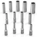 Olsa Tools Sae Deep Socket Set - 1/4-inch 13pc, Drive,. Fixed Price $42.14.