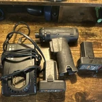 Snap-on Cts761agm Cordless Mini Drill/driver Set, 2x 2.5ah Batteries, Charger. Fixed Price $220.00.