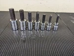 #bg838 Mac Tools Vh 1/2" Drive Allen/hex Socket Set 5/16" - 5/8" + 3/4" Usa. Fixed Price $99.95.