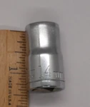 Craftsman 1/2" Drive 14mm 12 Pt Shallow Socket Metric Top Knurl V 44235 Usa Nos. Fixed Price $11.24.