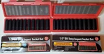 24pc 1/2 Drive Deep Air Impact Socket Set Sae And Metric Cr-v Case 6 Pt Tool Sl. Fixed Price $40.01.