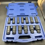 Napa Carlyle Tools Impact Air 61-0307 1/2 Sae Deep 6pt Socket Set 13 Pc. Fixed Price $120.00.