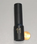 Matco Tools "adv" Cdp11m6v, 1/2" Drive 11mm. Impact Socket, 3.2" Deep, 6 Point. Fixed Price $21.49.