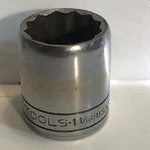S-k Sk Tools 12 Point 1/2" Drive 1-1/16" High Chrome Shallow Socket. Fixed Price $14.70.