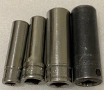Snap-on Tools Deep Socket As-is Stmm10 10mm Sfsm14 14mm Sfs121 3/8" Simf180 9/16. Fixed Price $59.99.