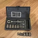 O-ratchet Sae Pass-through Socket Set With Extra Metric Sockets Included. Fixed Price $38.00.